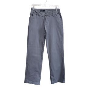 Lee Modern Series Curvy Fit Trouser Pants Womens Size 8 Short Gray Straight Leg